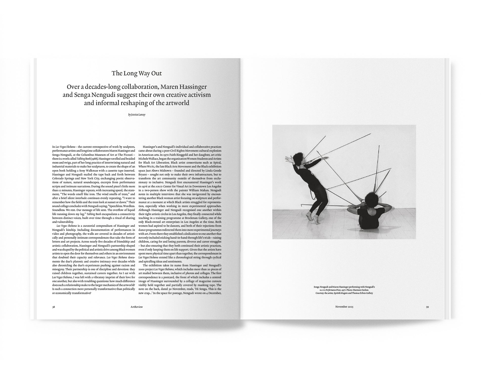 Inside ArtReview November 2025